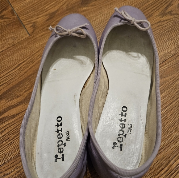 Repetto Women's Lavender Ballet Flats 37 - Picture 5 of 5
